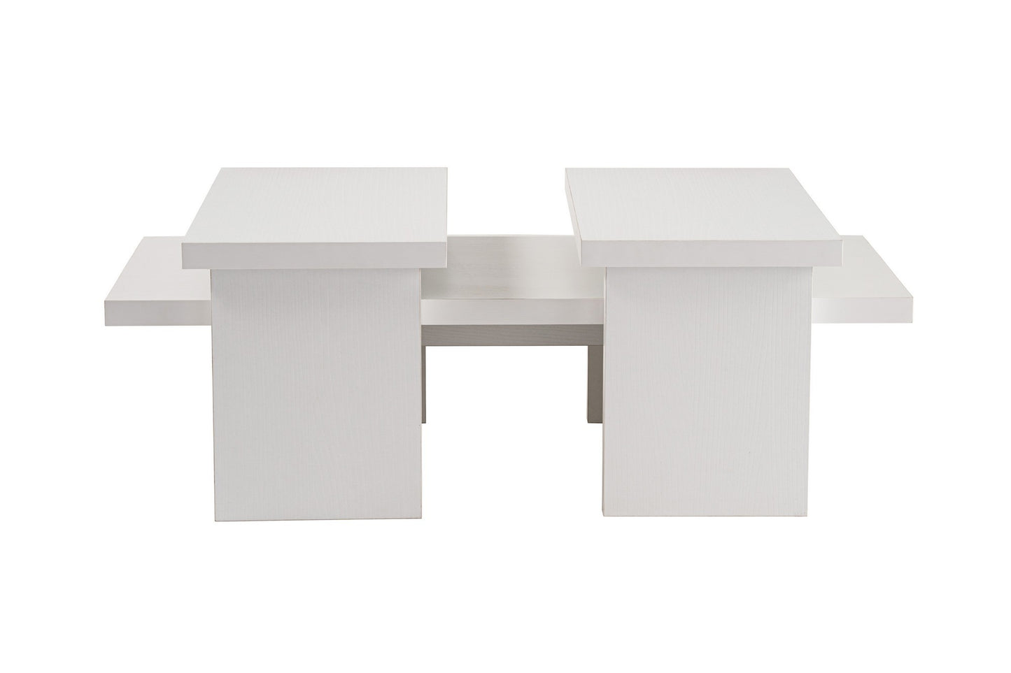 Τραπεζάκι Σαλονιού Wood Λευκό 110 x 45 x 30 εκ GR241NRD1219