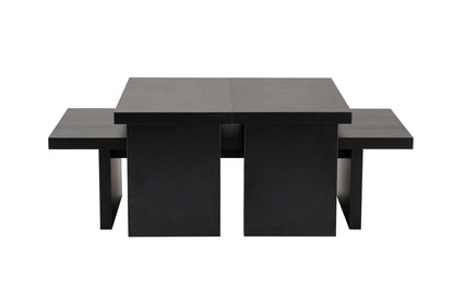 Τραπεζάκι Σαλονιού Wood Μαύρο 110 x 45 x 30 εκ GR241NRD1221