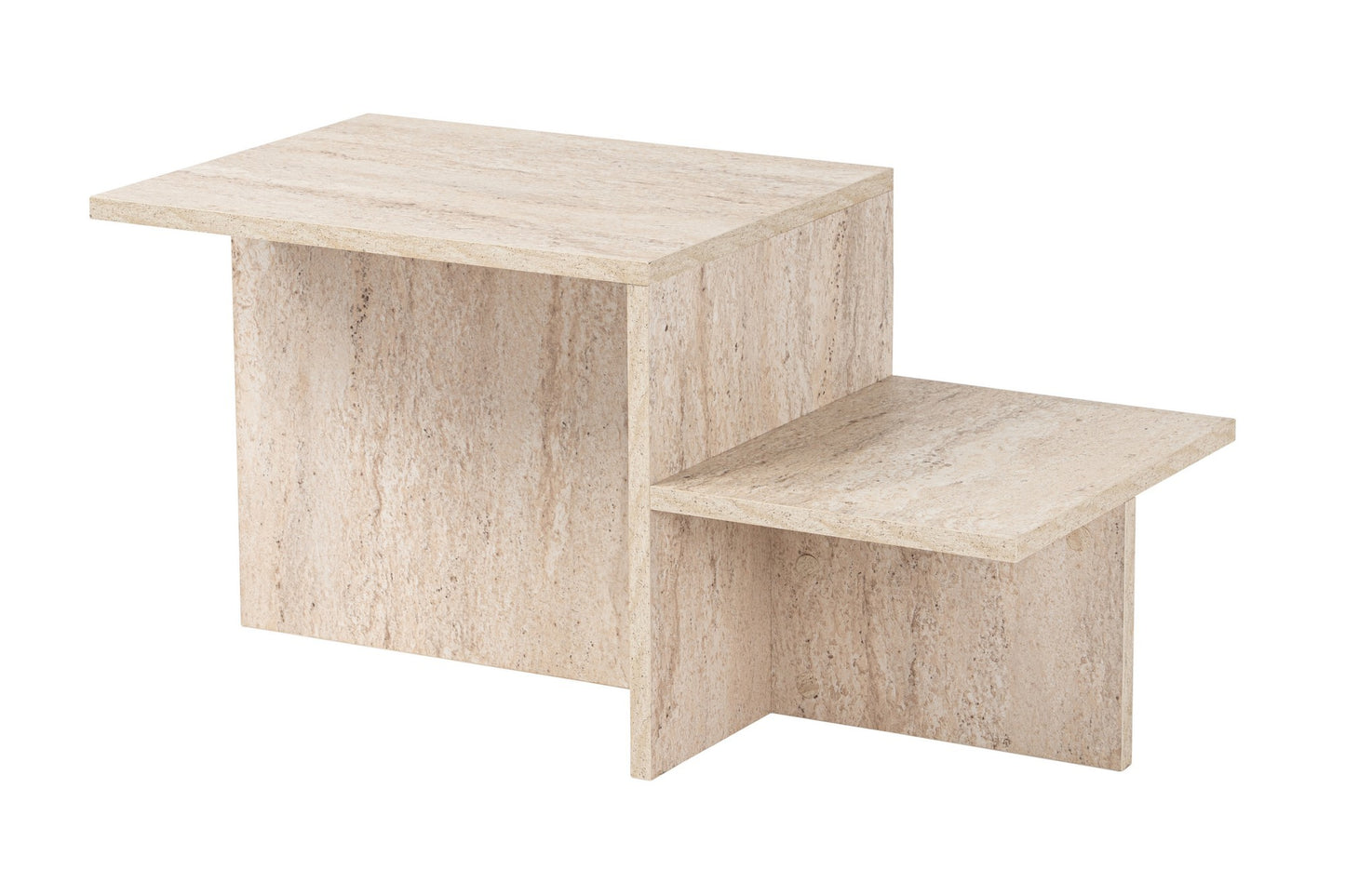 Τραπεζάκι Σαλονιού Travertine 80 x 40 x 40 εκ GR241NRD1226