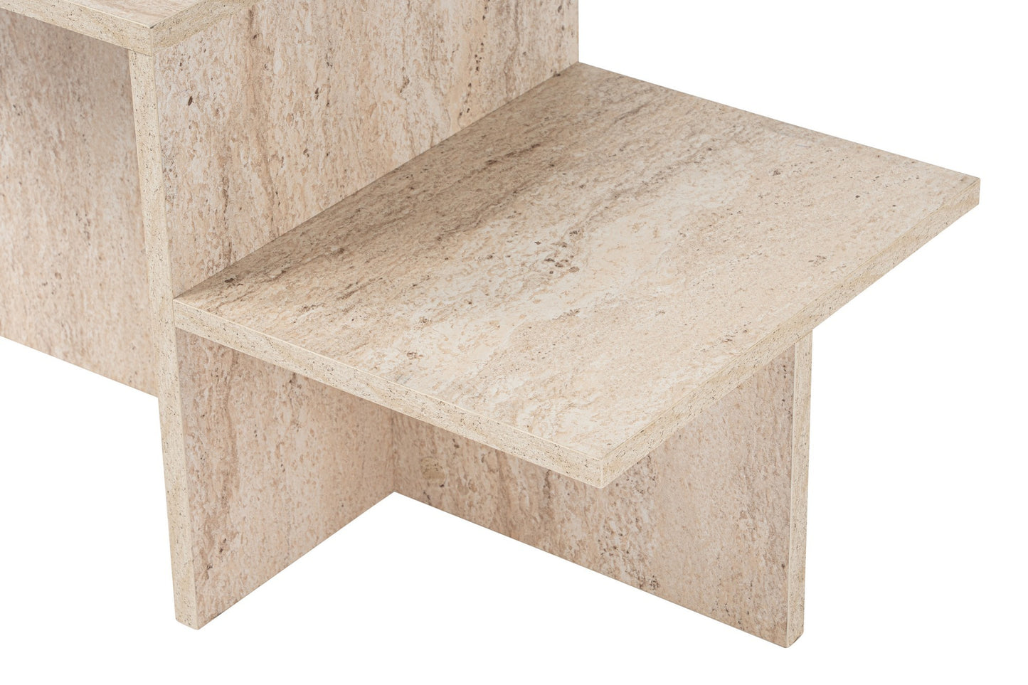Τραπεζάκι Σαλονιού Travertine 80 x 40 x 40 εκ GR241NRD1226