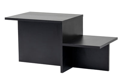 Τραπεζάκι Σαλονιού Wood Μαύρο 80 x 40 x 40 εκ GR241NRD1227