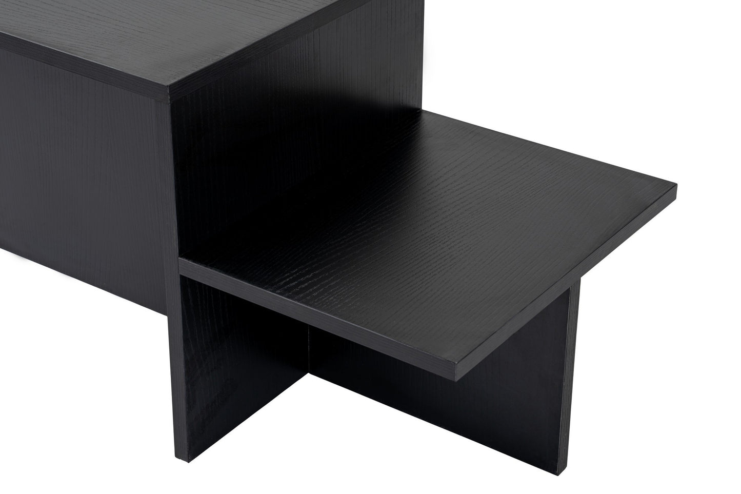 Τραπεζάκι Σαλονιού Wood Μαύρο 80 x 40 x 40 εκ GR241NRD1227