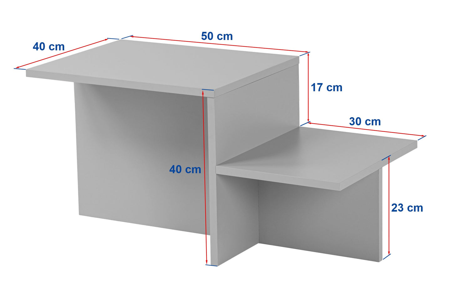 Τραπεζάκι Σαλονιού Wood Μαύρο 80 x 40 x 40 εκ GR241NRD1227