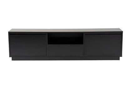 Έπιπλο Τηλεόρασης TV Βάση Σύνθεση Ξύλο Μαύρο | 241NRD1316