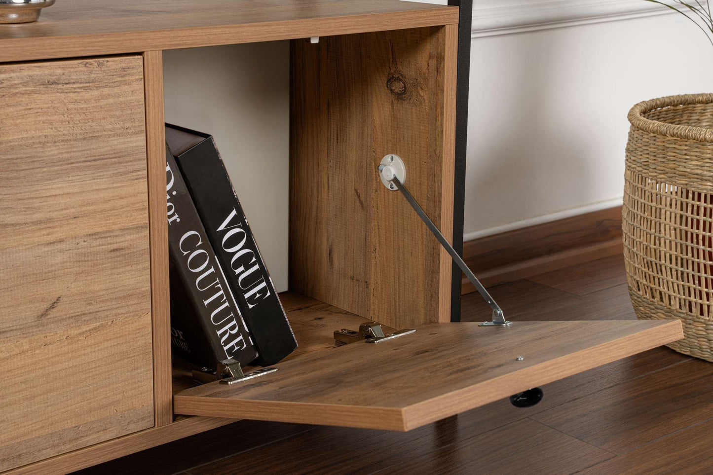 Τραπέζι Κονσόλα Εισόδου Μπουφές 120x77x30 εκ με 3 Ανοιγόμενα Ντουλάπια σε 5 Χρωματισμούς 241NRD1340