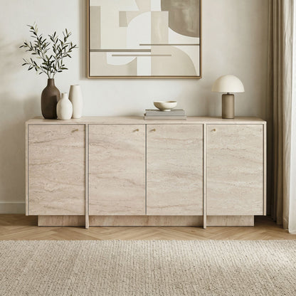 Κονσόλα Μπουφές 180x82x45 εκ Τραβερτίνο 241NRD1358