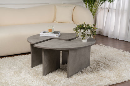 Τραπεζάκι Σαλονιού Concrete Γκρι 41 εκ GR241NRD1407