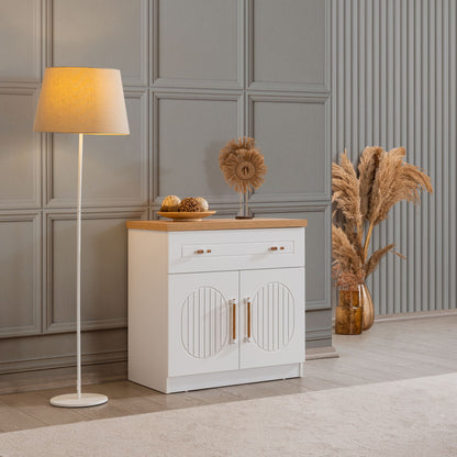 Συρταριέρα 80x80x45 εκ Λευκό 249HRV1301
