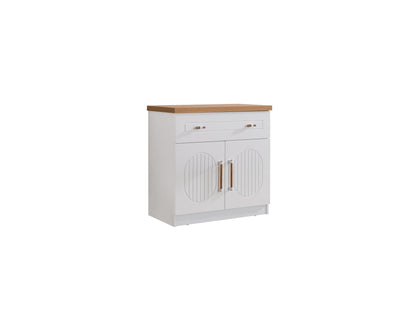 Συρταριέρα 80x80x45 εκ Λευκό 249HRV1301