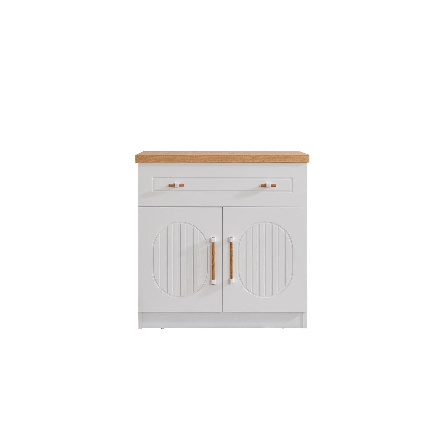 Συρταριέρα 80x80x45 εκ Λευκό 249HRV1301