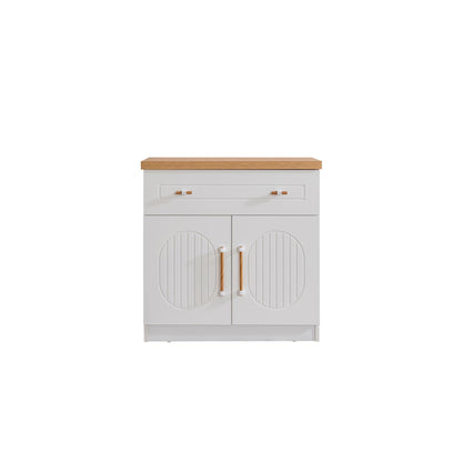 Συρταριέρα 80x80x45 εκ Λευκό 249HRV1301