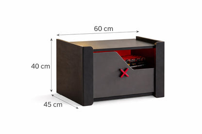 Κομοδίνο Βοηθητικό Τραπεζάκι 65x45x15 εκ. | 249HRV1405