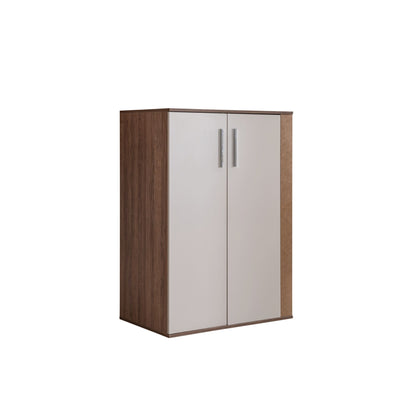 Ντουλάπα 95x134x60 εκ Cream Brown 249HRV1501