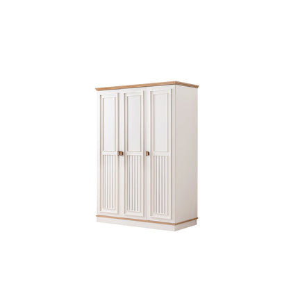 Ντουλάπα 134x192x61 εκ Light Cream 249HRV1505