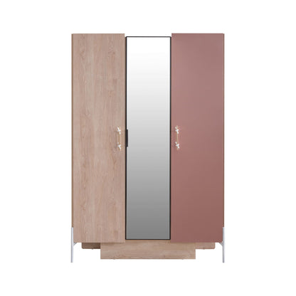 Ντουλάπα 134x200x60 εκ Brown Pink 249HRV1511