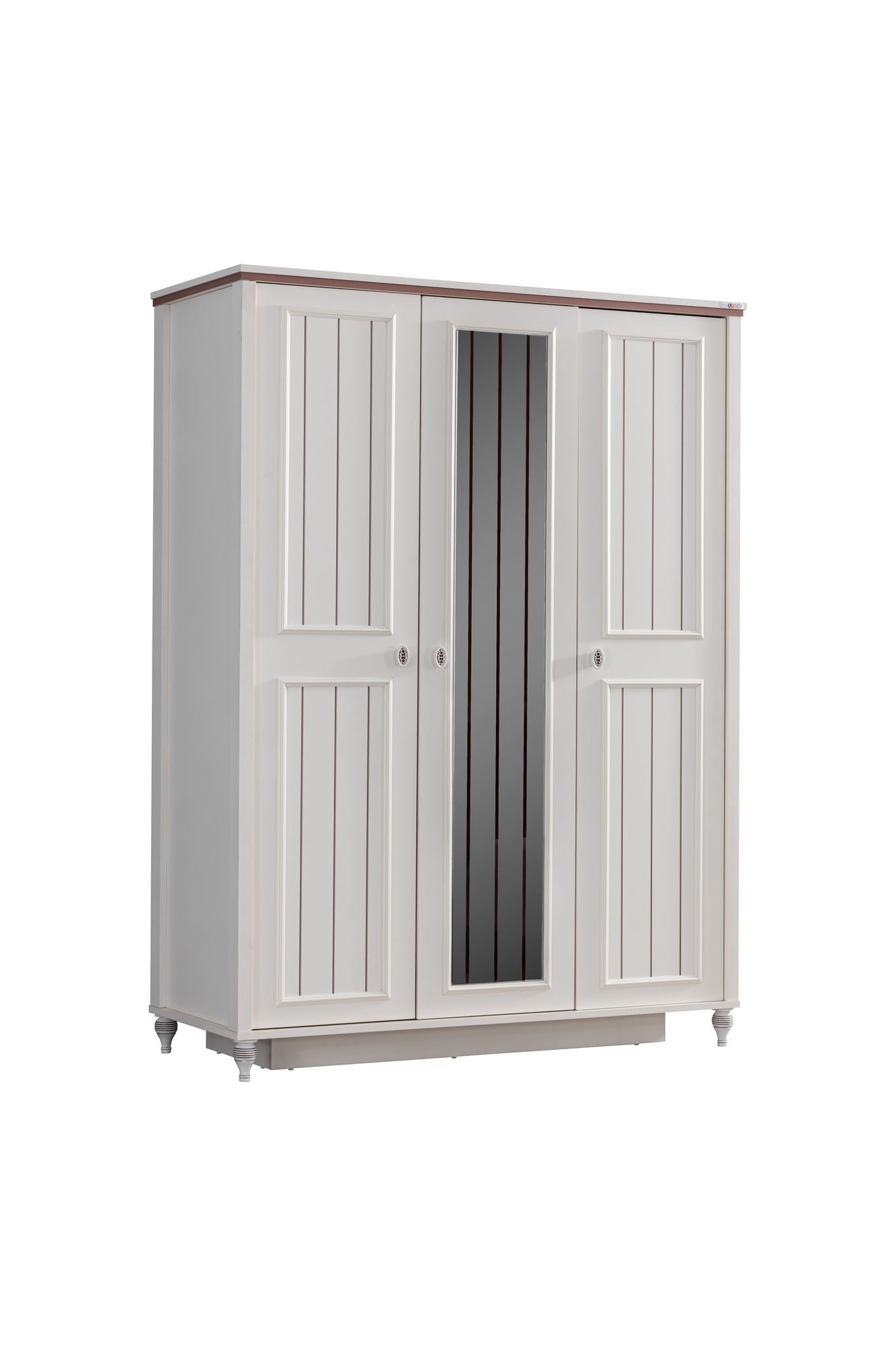 Ντουλάπα 146x198x61 εκ Light Cream 249HRV1516