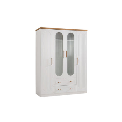 Ντουλάπα 152x200x60 εκ Λευκό 249HRV1517