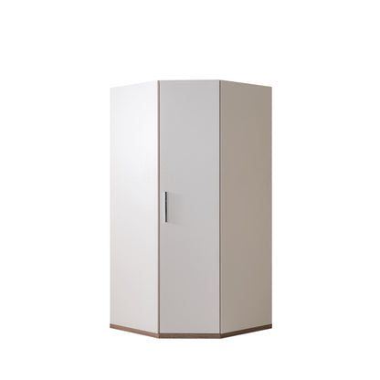 Ντουλάπα 95x200x95 εκ White Brown 249HRV1518