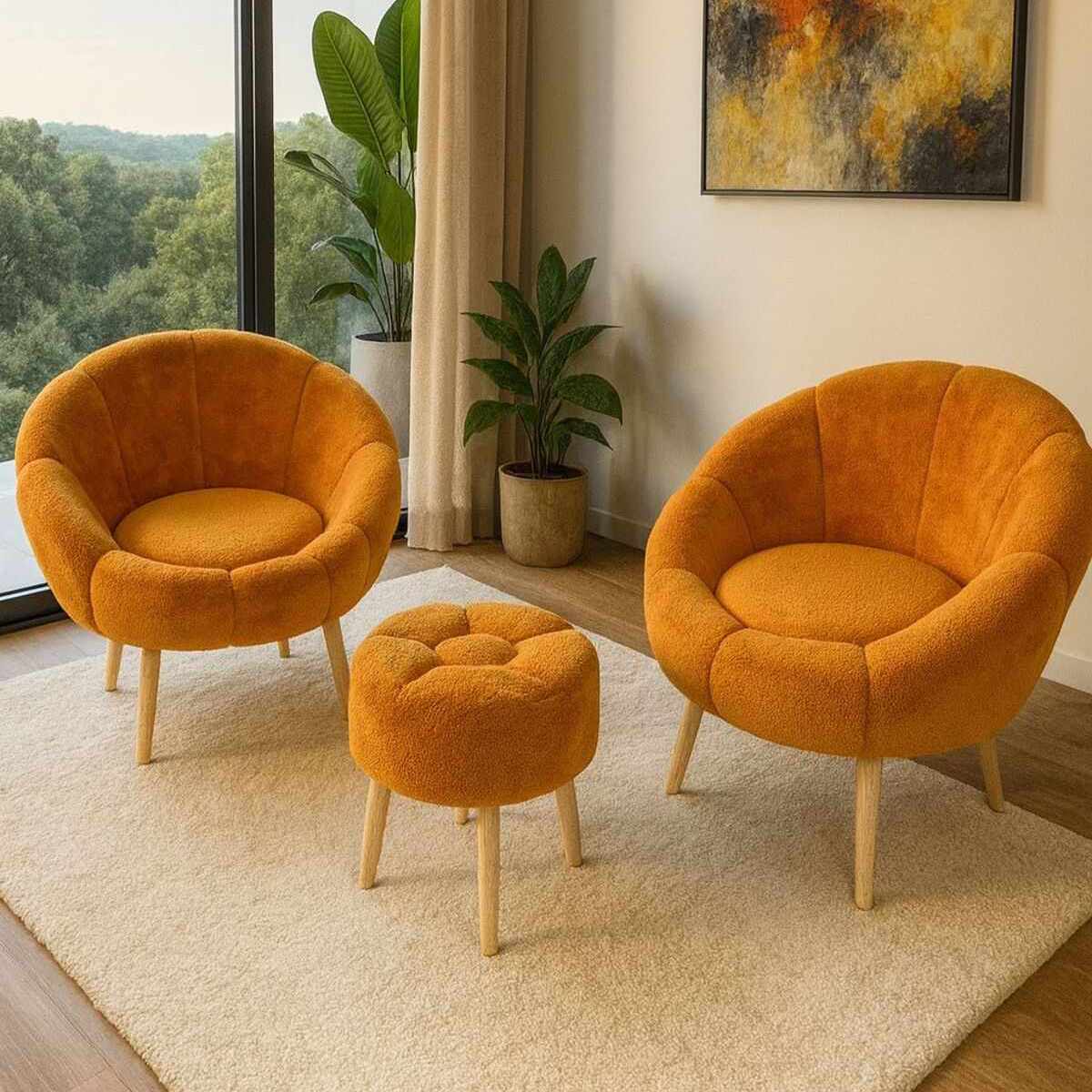 Πολυθρόνα σετ 2 Πολυθρόνες με Τραπεζάκι Σετ | 251BLS1151