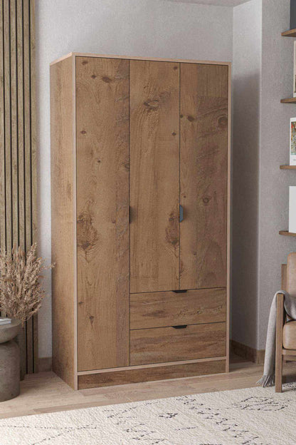 Ντουλάπα 97x182x44 εκ Atlas Pine 260ETH1301