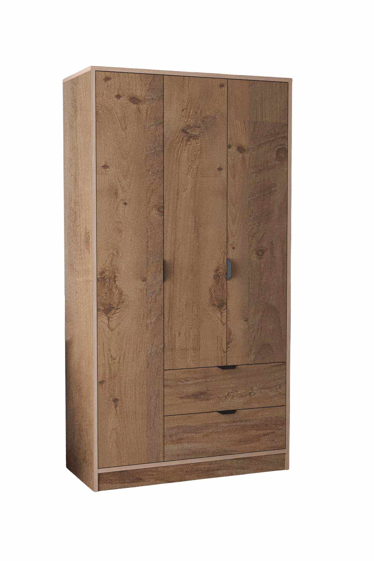 Ντουλάπα 97x182x44 εκ Atlas Pine 260ETH1301
