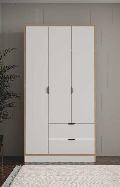Ντουλάπα 97x182x44 εκ Λευκό 260ETH1302