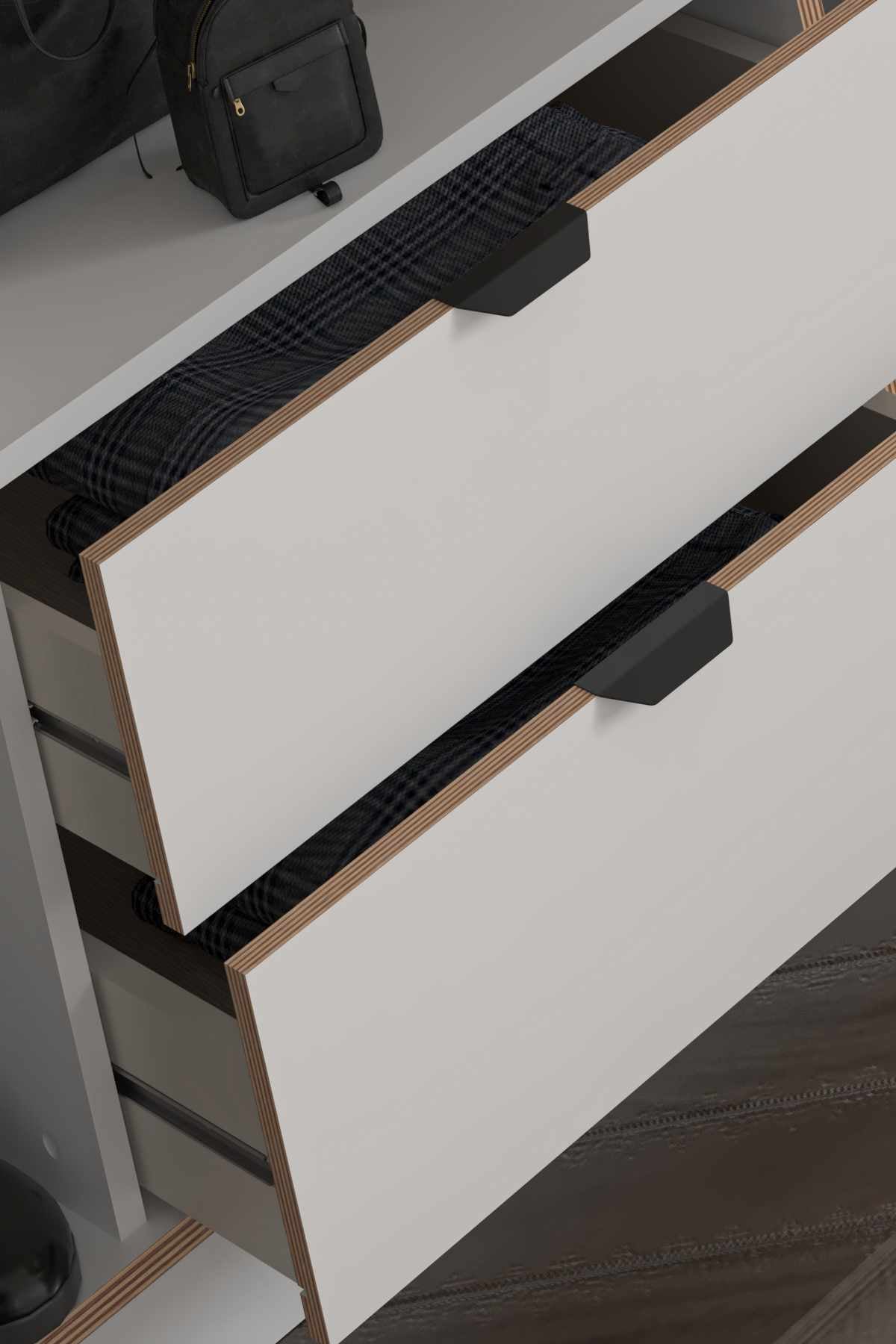 Ντουλάπα 97x182x44 εκ Λευκό 260ETH1302
