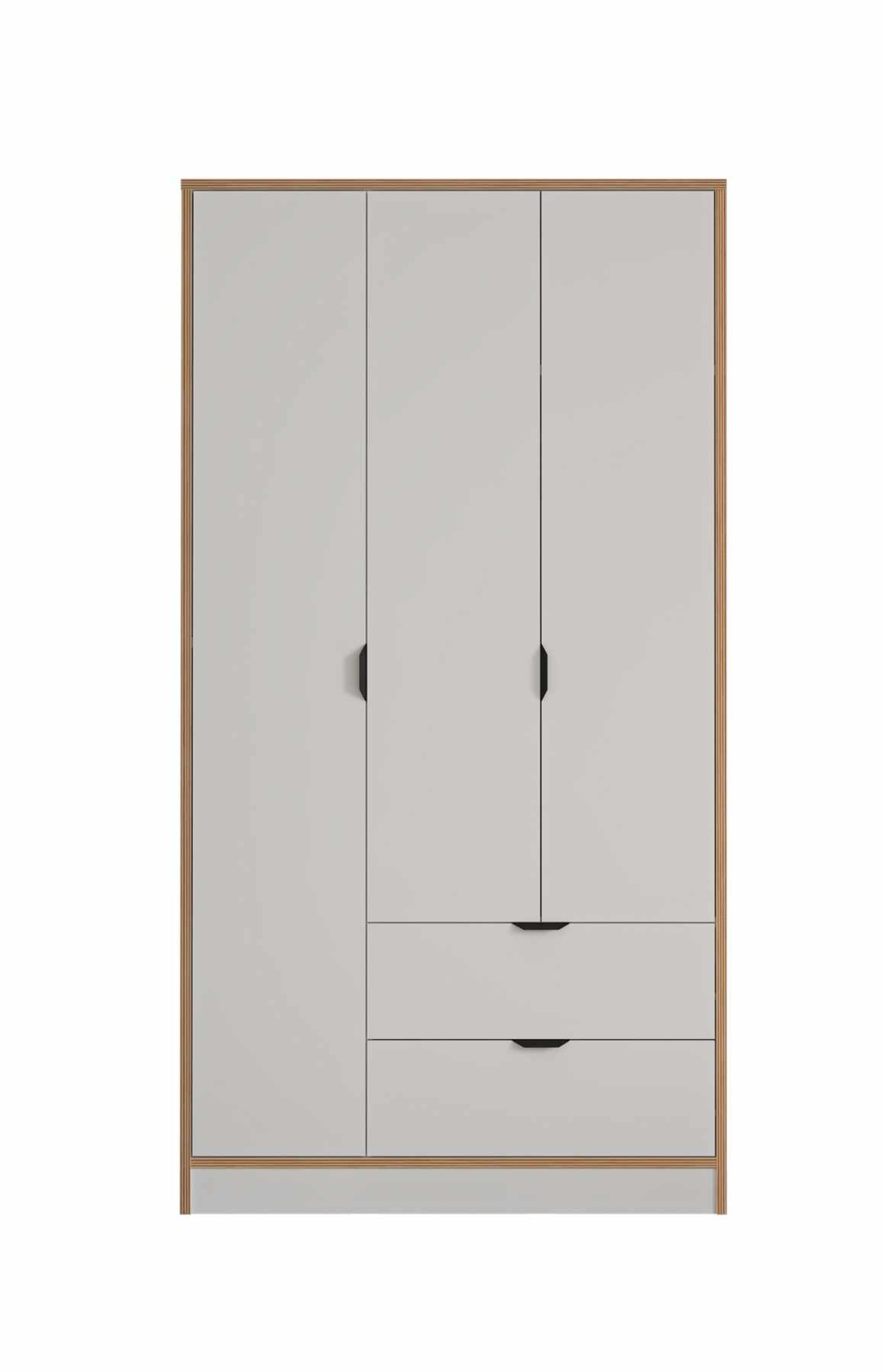 Ντουλάπα 97x182x44 εκ Λευκό 260ETH1302