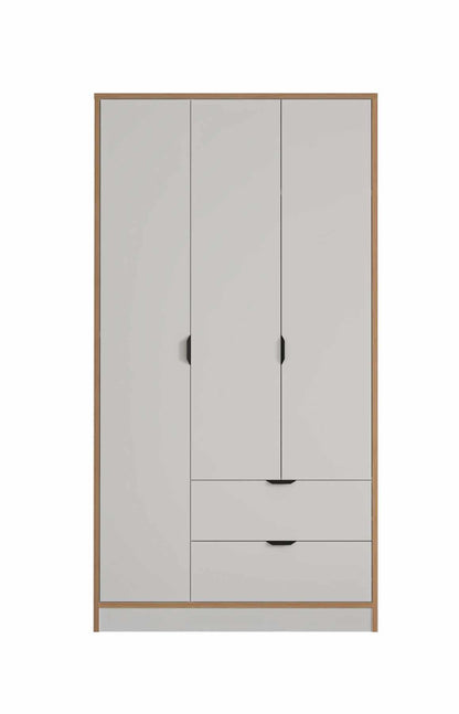 Ντουλάπα 97x182x44 εκ Λευκό 260ETH1302