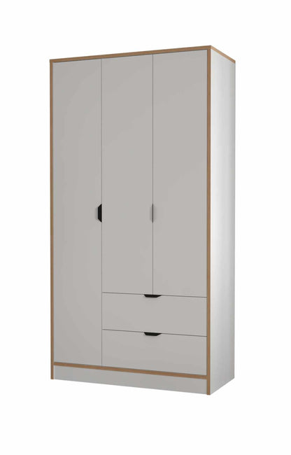 Ντουλάπα 97x182x44 εκ Λευκό 260ETH1302