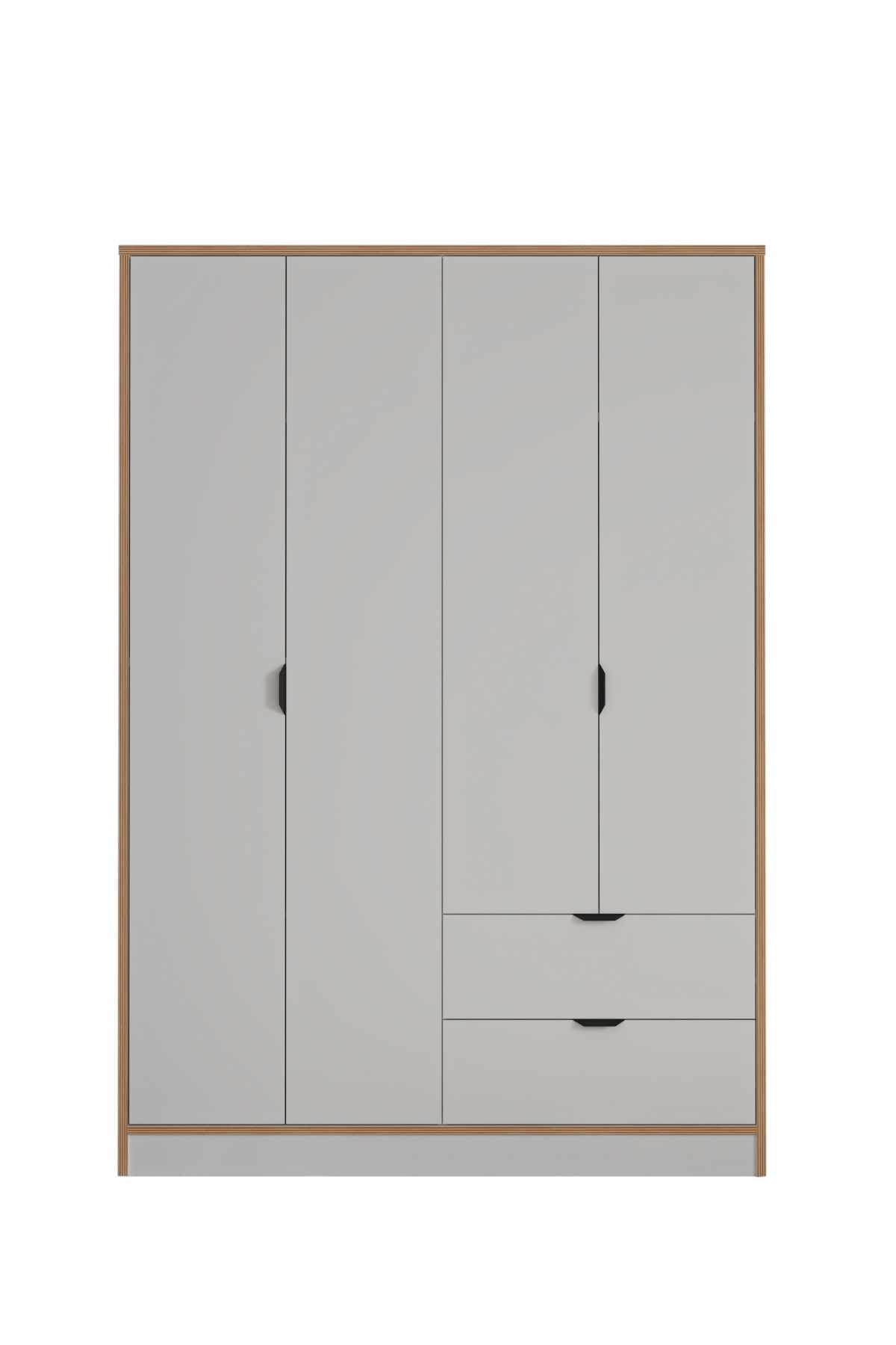 Ντουλάπα 145x182x44 εκ Λευκό 260ETH1304