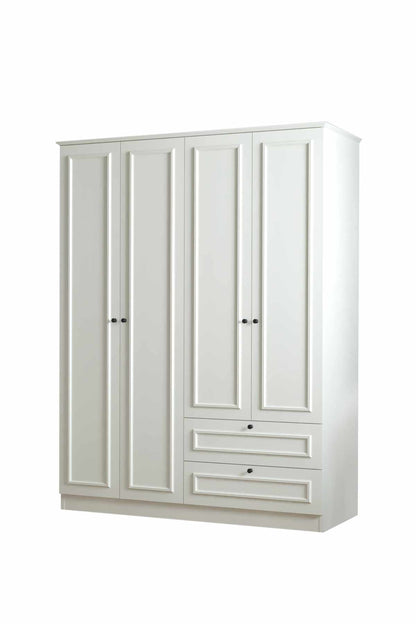 Ντουλάπα 140x210x54 εκ Λευκό 260ETH1305