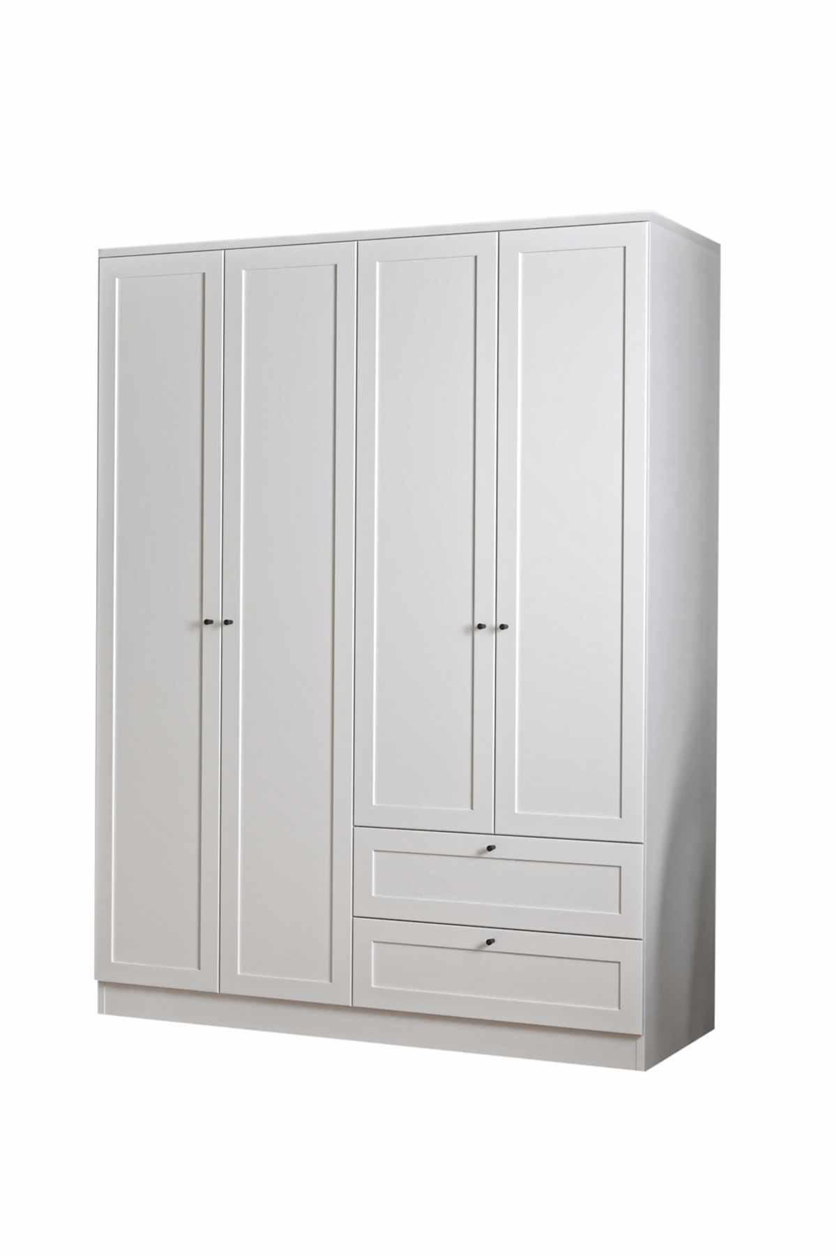Ντουλάπα 137x182x52 εκ Λευκό 260ETH1308