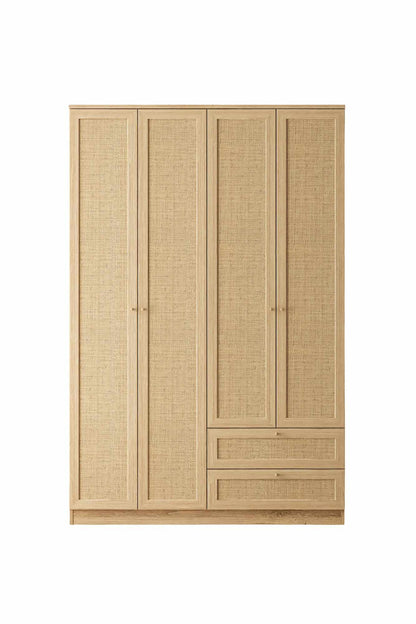 Ντουλάπα 137x210x52 εκ Μπεζ 260ETH1310