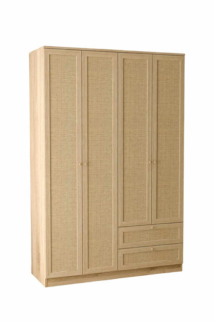 Ντουλάπα 137x210x52 εκ Μπεζ 260ETH1310