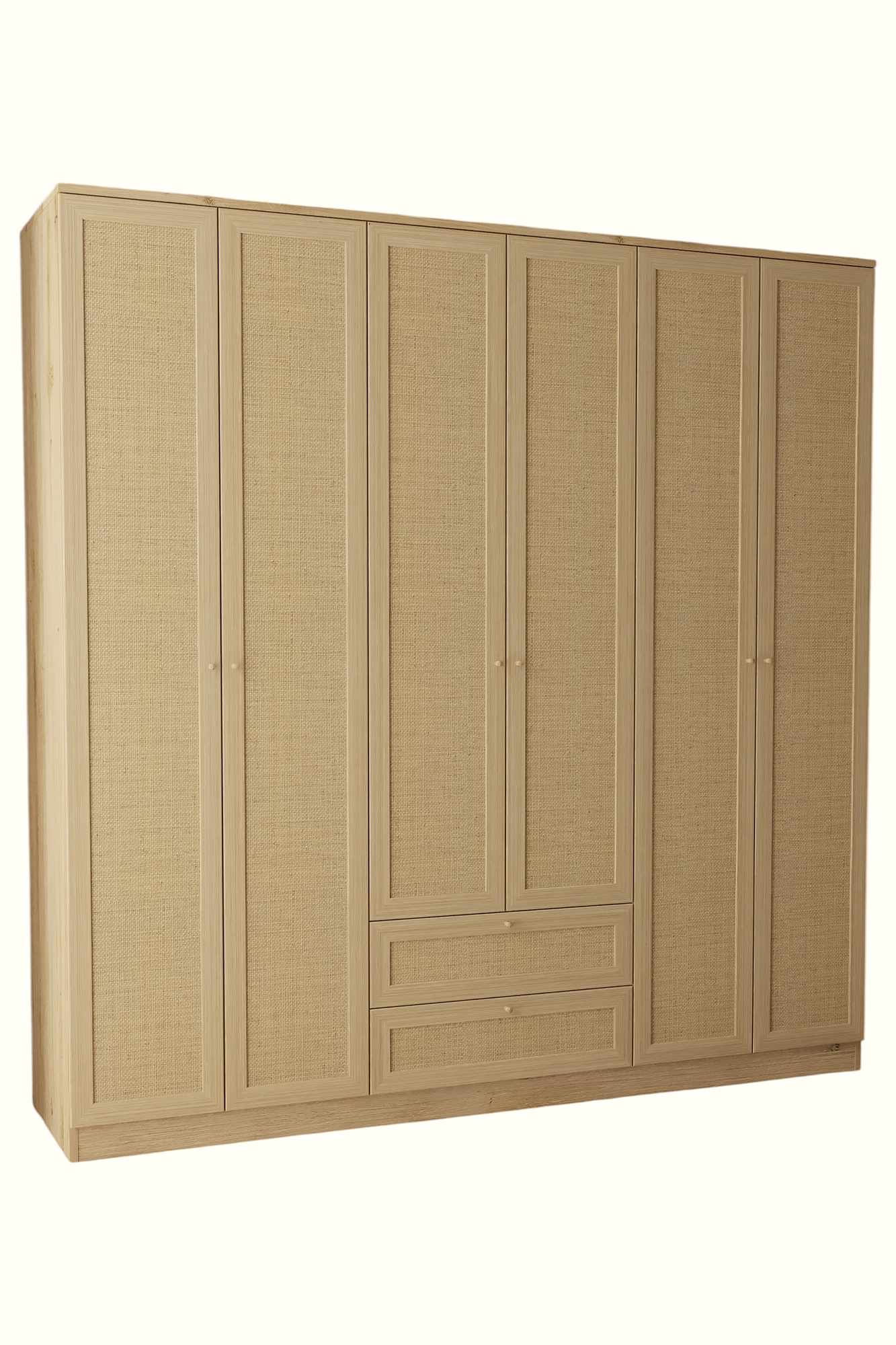 Ντουλάπα 206x210x52 εκ Μπεζ 260ETH1314