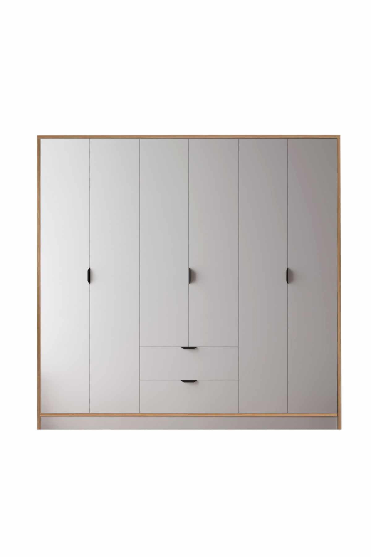 Ντουλάπα 190x182x44 εκ Λευκό 260ETH1316