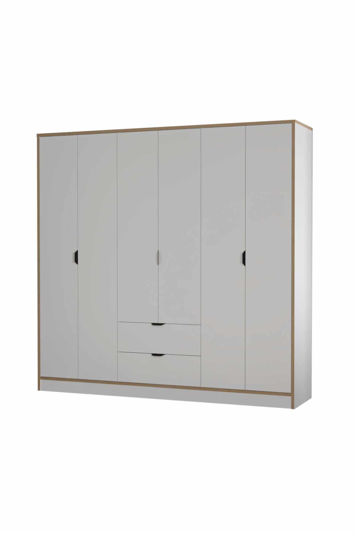 Ντουλάπα 190x182x44 εκ Λευκό 260ETH1316
