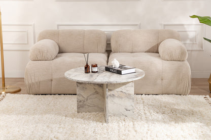 Τραπεζάκι Σαλονιού Freesia Marble 80 x 80 x 45 εκ GR262ARD1102
