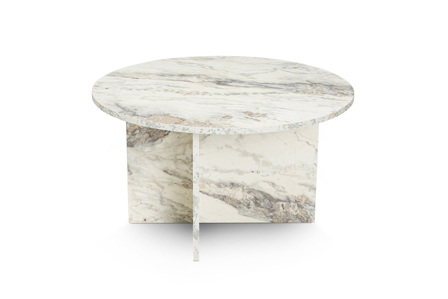 Τραπεζάκι Σαλονιού Freesia Marble 80 x 80 x 45 εκ GR262ARD1102