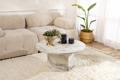 Τραπεζάκι Σαλονιού Freesia Marble 80 x 80 x 40 εκ GR262ARD1103