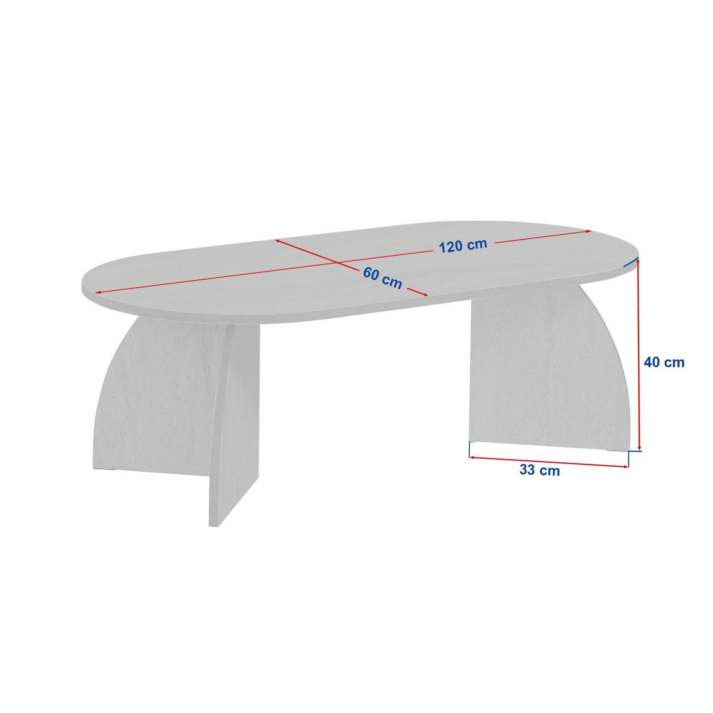 Τραπεζάκι Σαλονιού Τραβερτίνη Καρυδιά Venezia 120 x 40 x 60 εκ. 262ARD1110