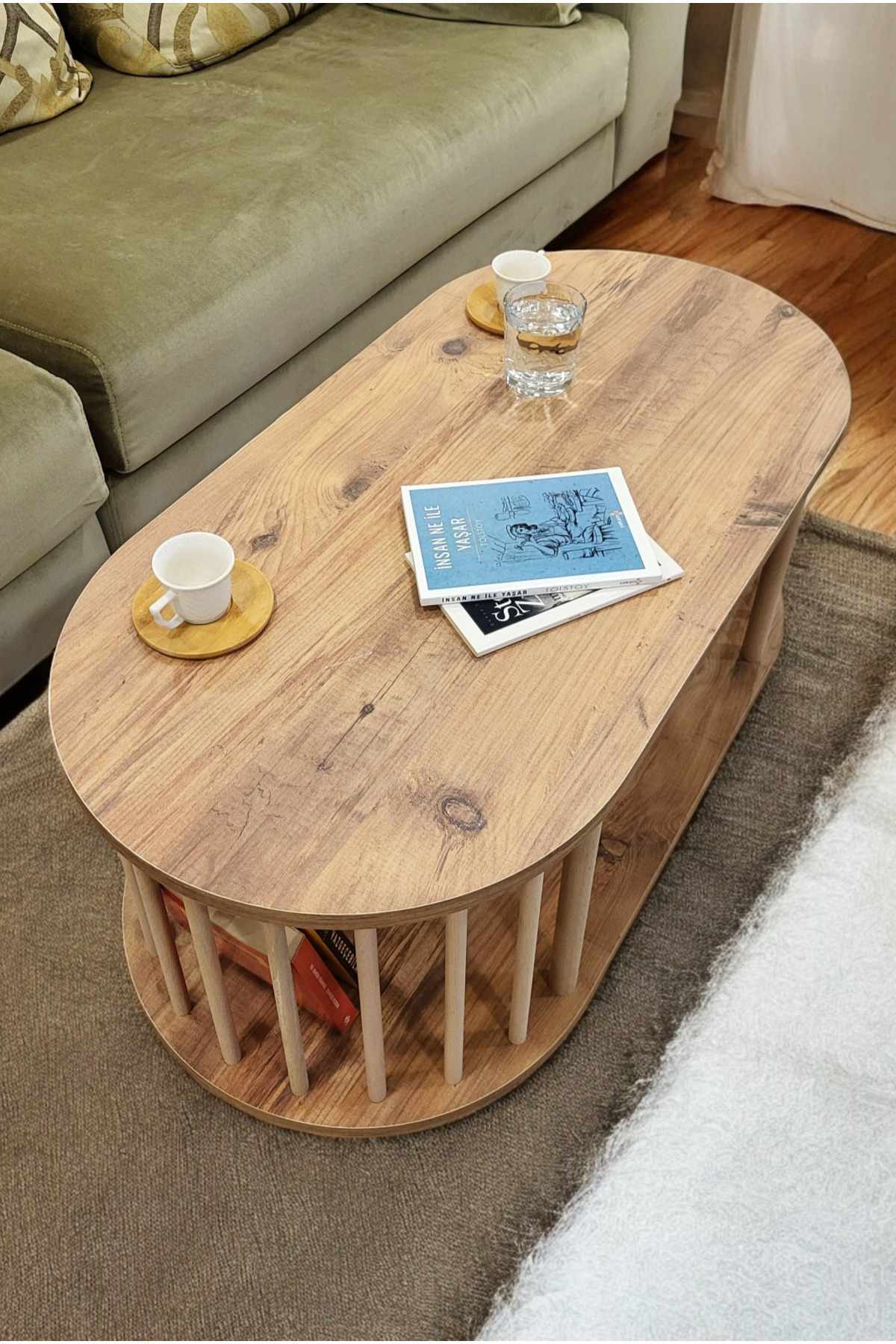 Τραπεζάκι Σαλονιού Πεύκο 90 x 43 x 45 εκ. 276TDB1122
