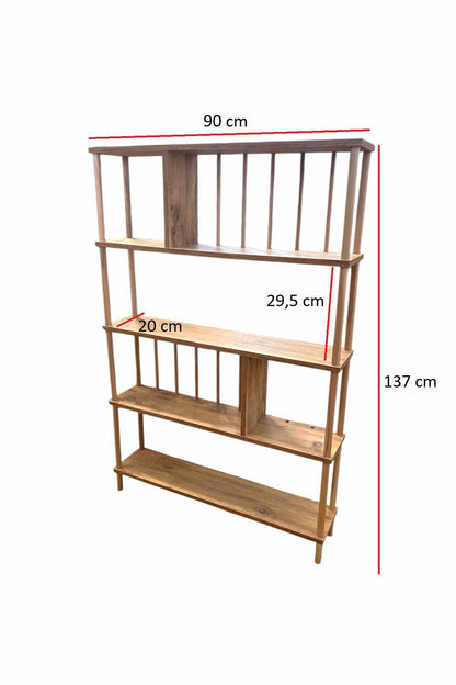 Βιβλιοθήκη Πεύκο 90x137x20 εκ 276TDB1139