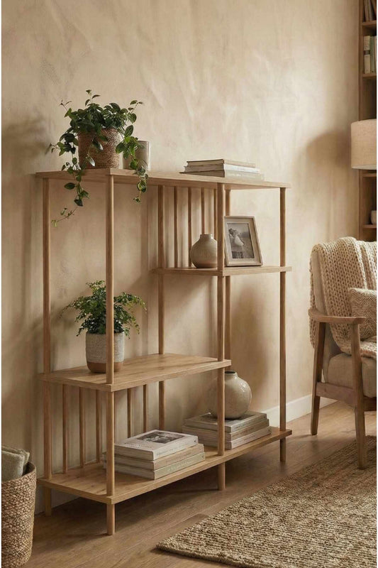 Βιβλιοθήκη Δρυς Sapphire 85x106x30 εκ 276TDB1195