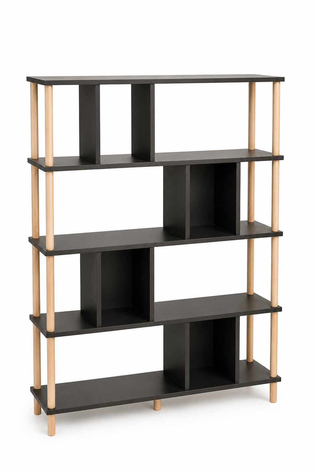 Βιβλιοθήκη Ανθρακί 90x137x20 εκ 276TDB1248