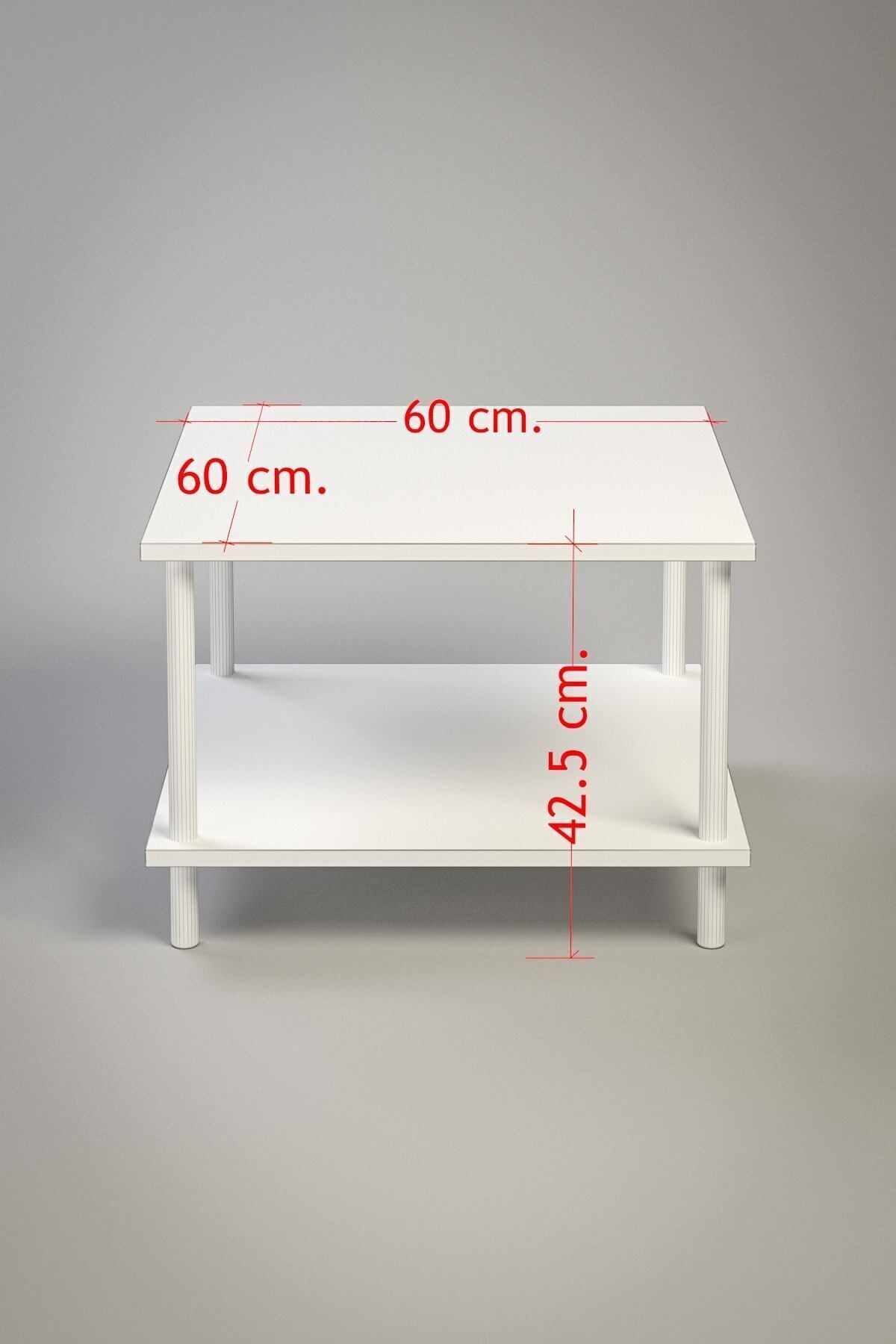 Τραπεζάκι Σαλονιού Ανθρακί 60 x 42,5 x 60 εκ. 276TDB1258