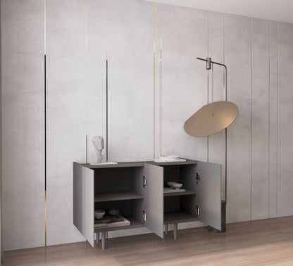 Κονσόλα Μπουφές 120x60x40 εκ Γκρι 280MBR1066