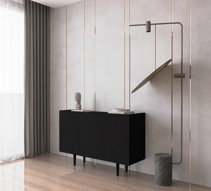 Κονσόλα Μπουφές 120x60x40 εκ Μαύρο 280MBR1068