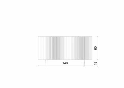 Κονσόλα Μπουφές 140x60x40 εκ Ψαμμίτης 280MBR1071